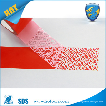 high-residue void tamper evident tape/security tapes